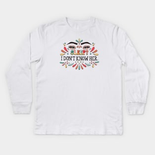 Team No Sleep Insomniac Vibes Kids Long Sleeve T-Shirt